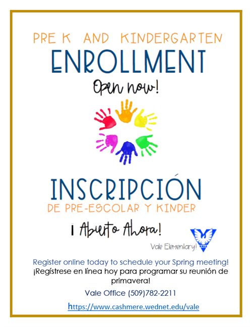 Pre-K & Kinder Enrollment
